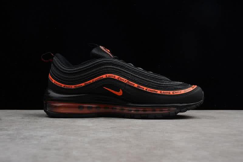 Nike Air Max 97 Men Orange Black Shoes 4