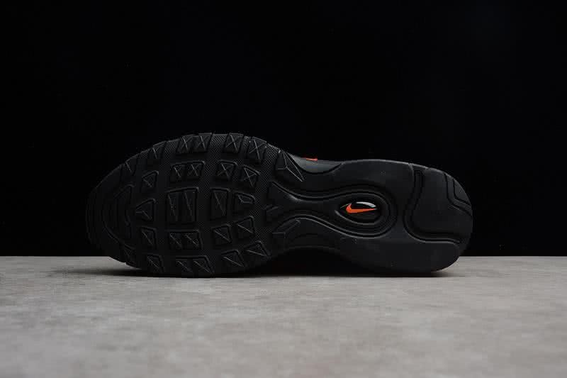 Nike Air Max 97 Men Orange Black Shoes 6