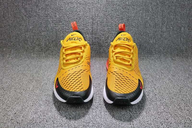 Nike Air Max 270 Men Black Yellow shoes 4
