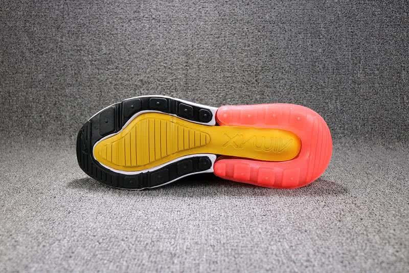 Nike Air Max 270 Men Black Yellow shoes 5