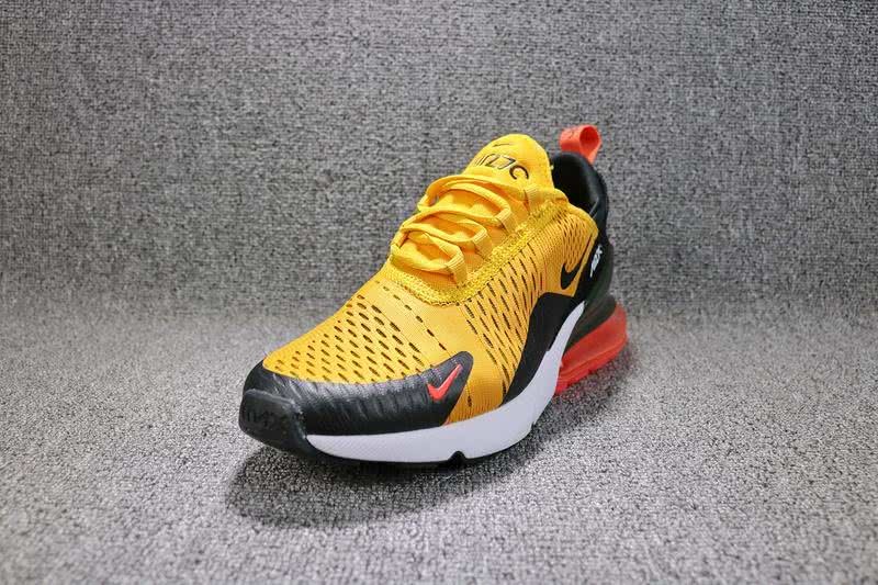 Nike Air Max 270 Men Black Yellow shoes 6