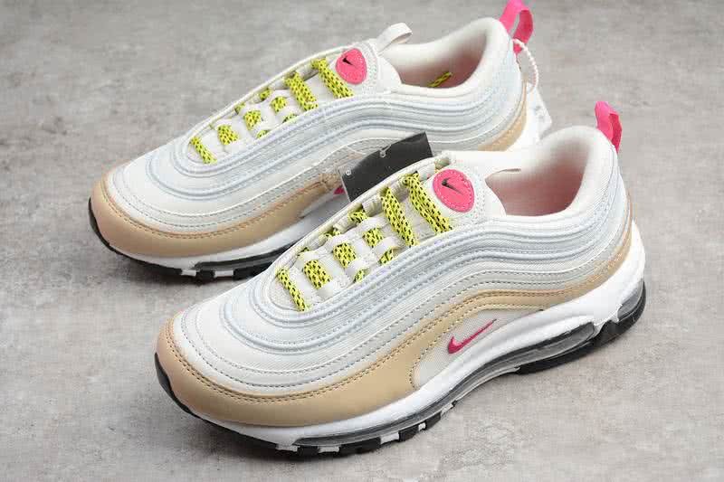 Nike Air Max 97 OG QS White Pink Shoes Women 1