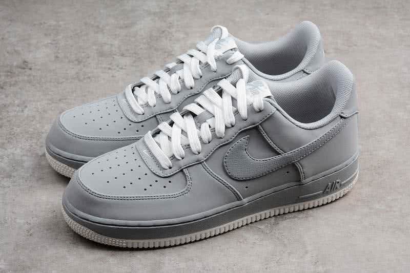 Nike Air Force 1 Shoes Grey Men 7