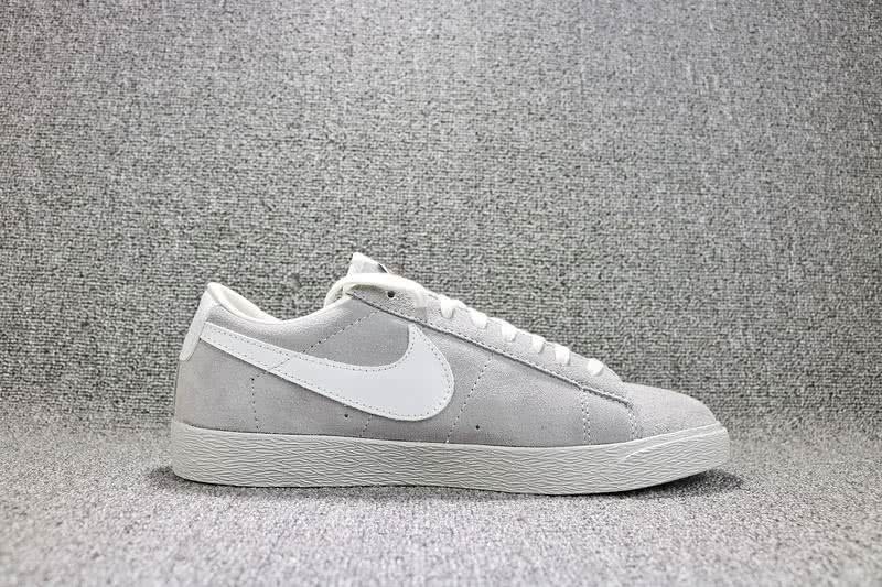 Nike Blazer Low Sneakers Grey White Men Women 9