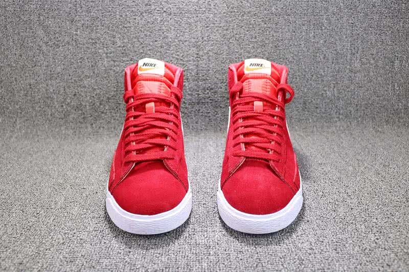 Nike Blazer High Sneakers Red White Men Women 4