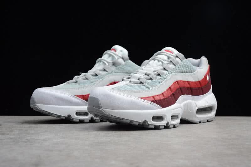  Air Max 95 Essential White Red Men Shoes  3