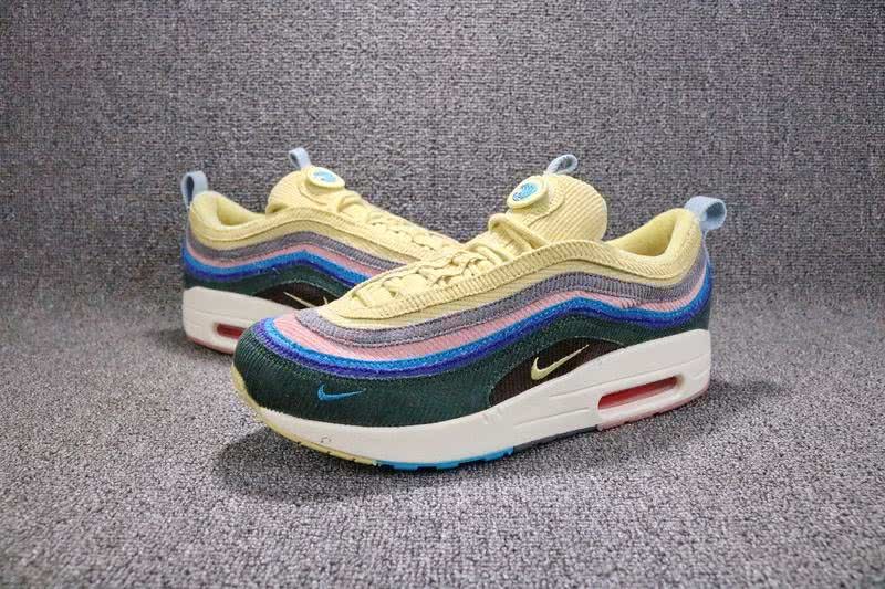  Sean Wotherspoon x Air Max 1∕97 VF SW Hybrid Men Women Yellow Shoes 2
