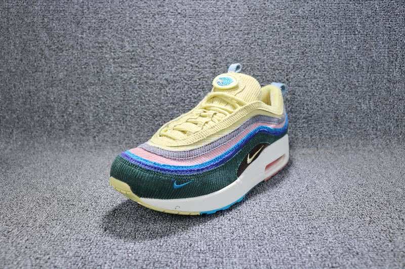  Sean Wotherspoon x Air Max 1∕97 VF SW Hybrid Men Women Yellow Shoes 6