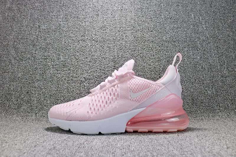 Nike Air Max 270 Women Pink White shoes 8