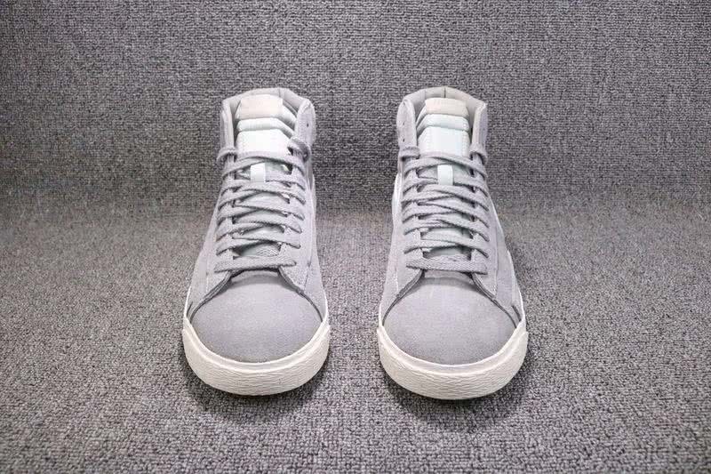 Nike Blazer Low Prm Sneakers Grey White Men Women 8