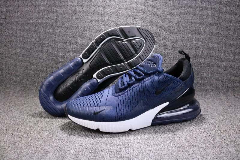 Nike Air Max 270 Men Black Blue Shoes 1