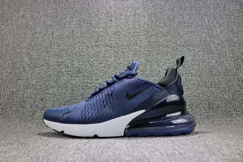Nike Air Max 270 Men Black Blue Shoes 8