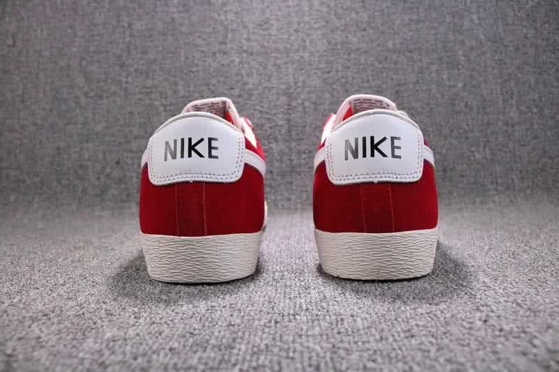Nike Blazer Prm Vetg Suege Sneakers Red White Men Women 3