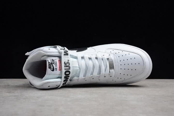 Nike Air Force 1 X Supreme Shoes White Men/Women 2