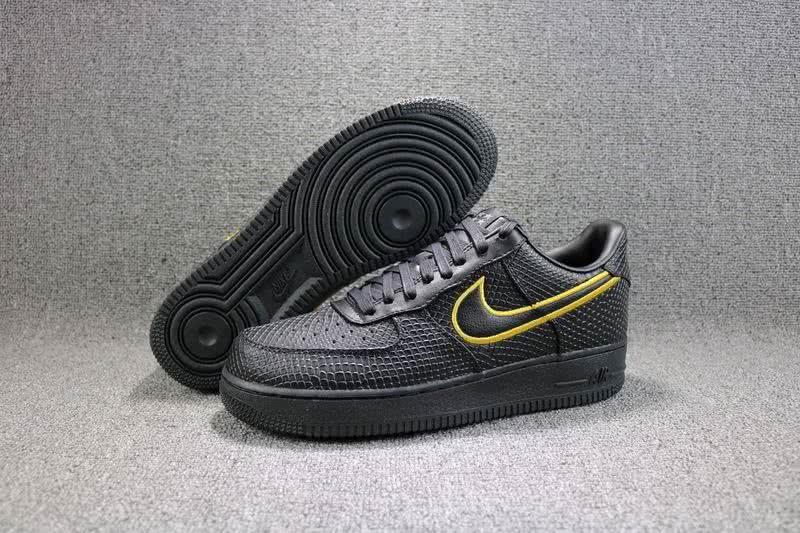 Nike Air Force 1 Low Premium NIKEiD “Black Mamba” Shoes Black Men 1
