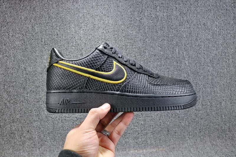 Nike Air Force 1 Low Premium NIKEiD “Black Mamba” Shoes Black Men 5