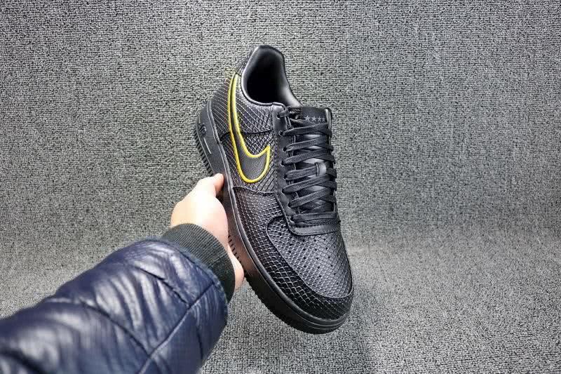 Nike Air Force 1 Low Premium NIKEiD “Black Mamba” Shoes Black Men 6