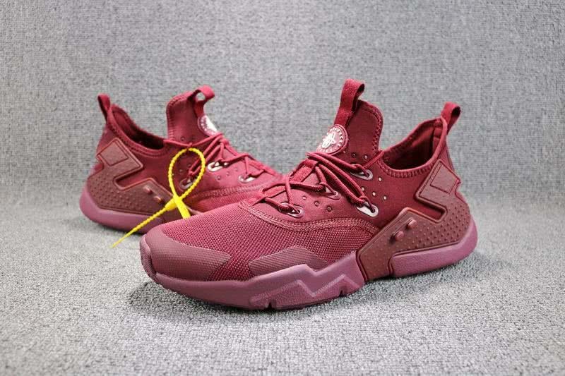 Nike Air Huarache Breathable Shoes Red Men 2