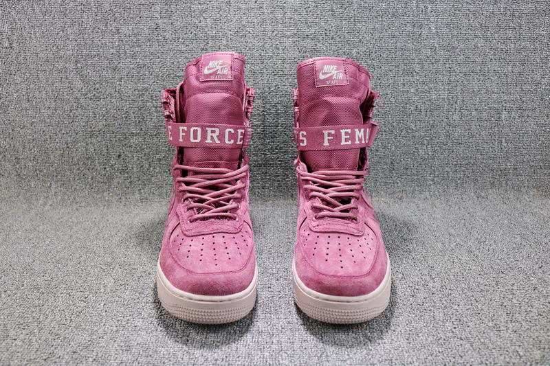 Nike Special Forces Air Force 1 Shoes Pink Men/Women 4
