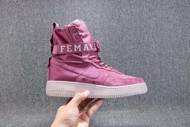 Nike Special Forces Air Force 1 Shoes Pink Men/Women 5