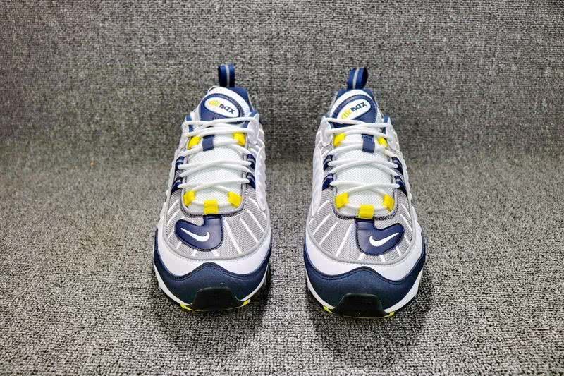 Nike Max 98 Men Women White Blue Shoes 4