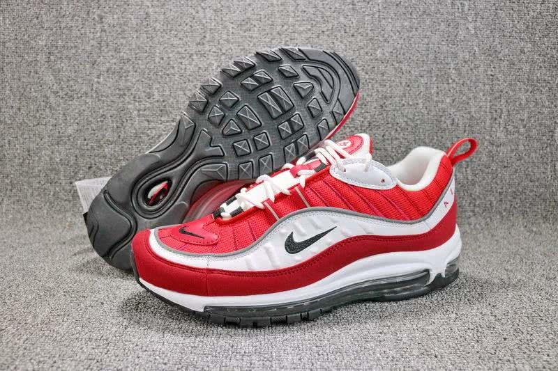 Nike Max 98 Men White Red Shoes 1