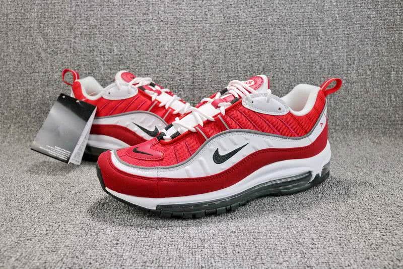 Nike Max 98 Men White Red Shoes 2
