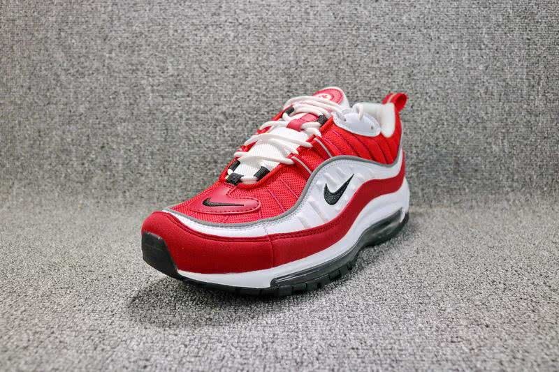 Nike Max 98 Men White Red Shoes 6