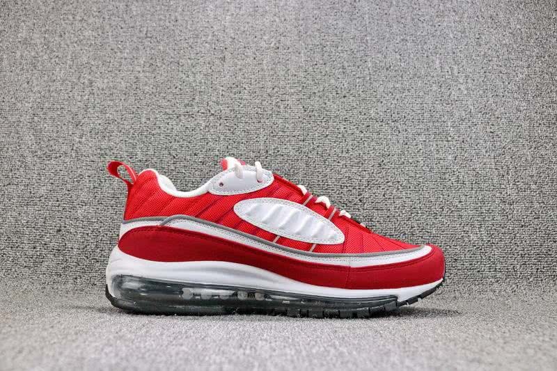 Nike Max 98 Men White Red Shoes 7