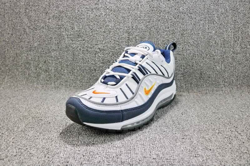Nike Max 98 Men White Blue Shoes 6