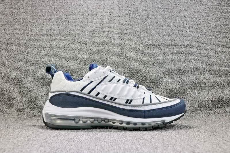 Nike Max 98 Men White Blue Shoes 7