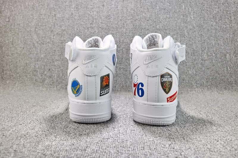 Supreme x NBA x Nike Air Force 1 AF1 Shoes White Men 3