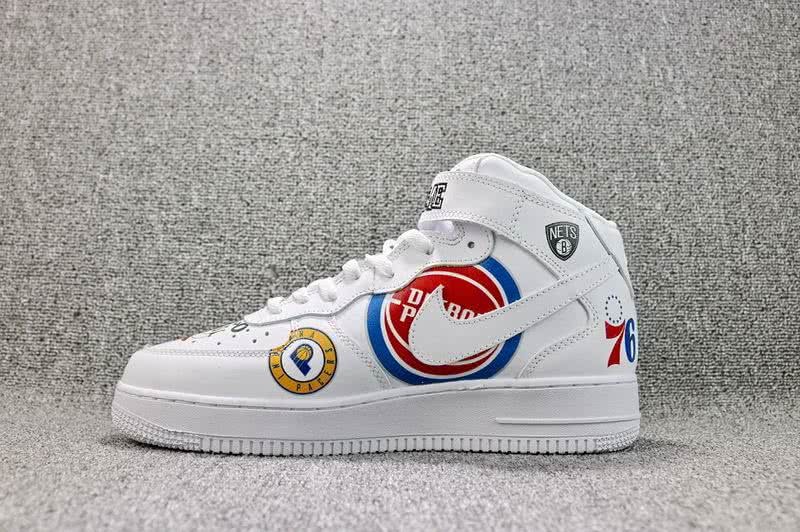 Supreme x NBA x Nike Air Force 1 AF1 Shoes White Men 7