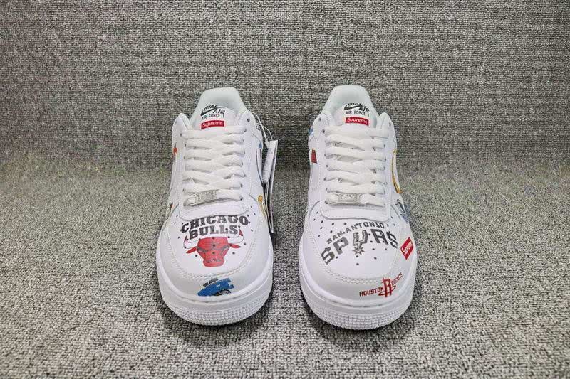Supreme x NBA x Nike Air Force 1 AF1 Shoes White Men/Women 4