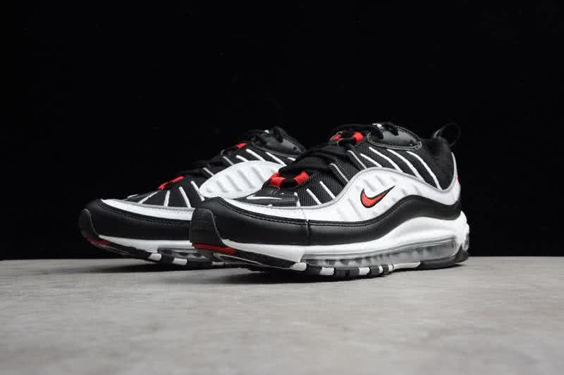 Nike Air Max 98 Men Black White Shoes 3
