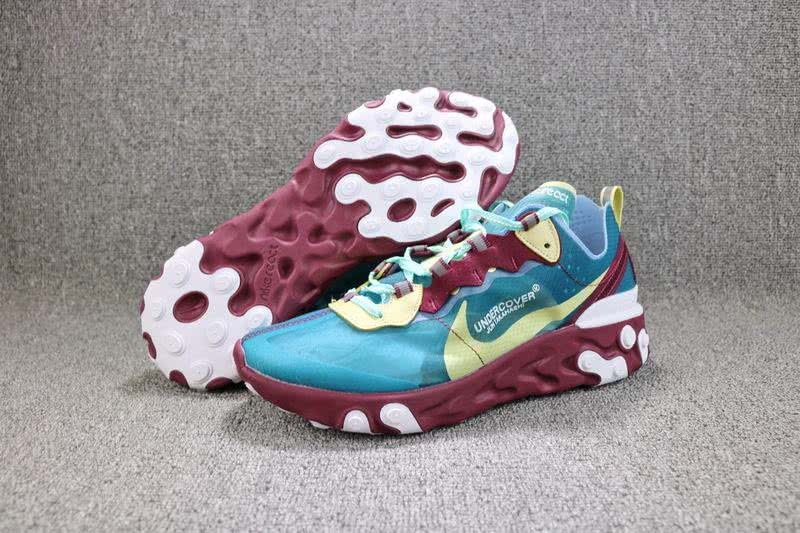 Air Max Undercover x Nike Upcoming React Element 87 Red Blue Shoes Men Women 1