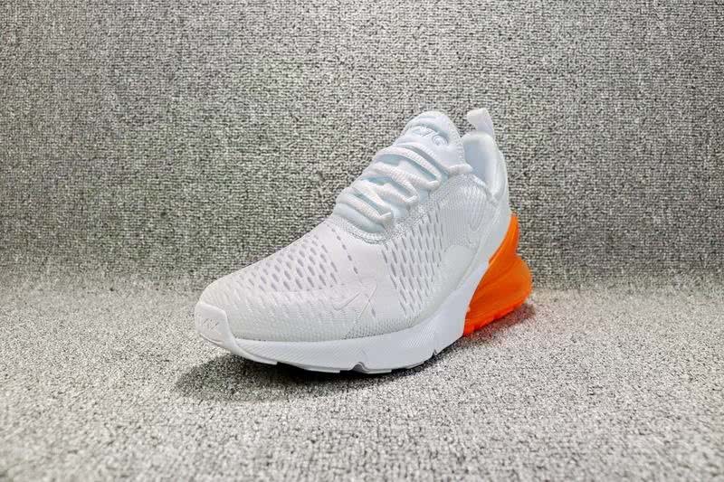 Nike Air Max 270 Women Men Orange White Shoes 6