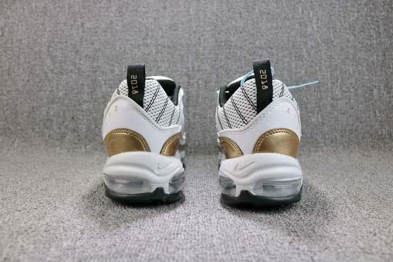 Nike Air Max 98 Men White Gold Shoes 3