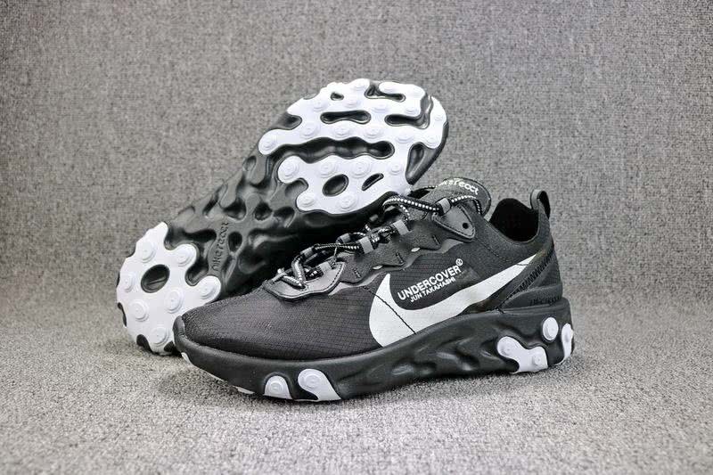 Air Max Undercover x Nike Upcoming React Element 87 Black White Shoes Men Women 1