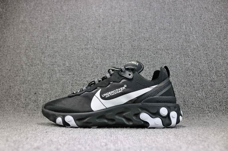 Air Max Undercover x Nike Upcoming React Element 87 Black White Shoes Men Women 8