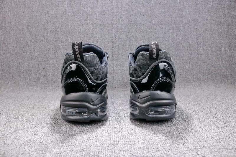 Supreme x Nike Air Max 98 Men Black Shoes 3