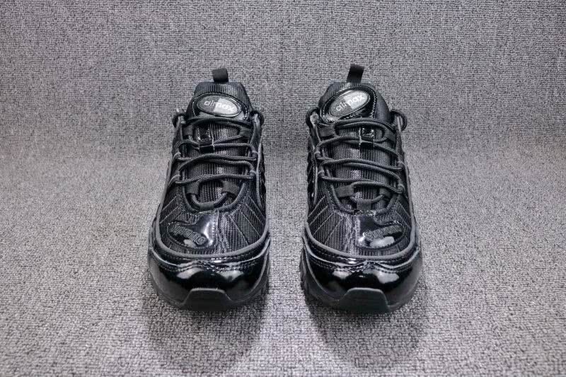Supreme x Nike Air Max 98 Men Black Shoes 4