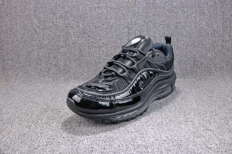 Supreme x Nike Air Max 98 Men Black Shoes 6