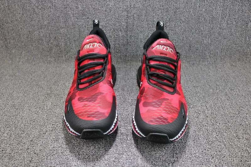 A Bathing APE x Nike Air Max 270 Men Black Red Shoes 4