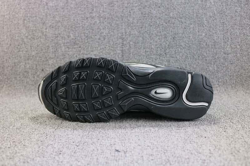  Nike Air Max97×Kappa Women Men White Black Shoes 5