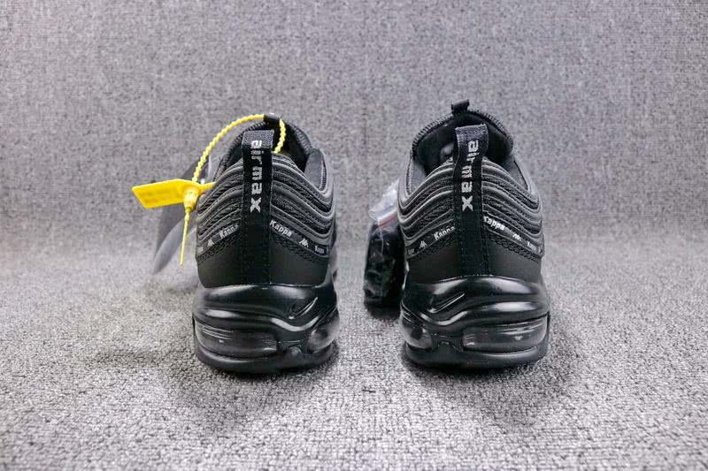 Nike Air Max97×Kappa Women Men Black Shoes 3