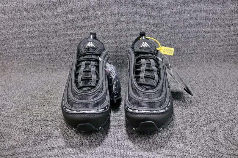Nike Air Max97×Kappa Women Men Black Shoes 4