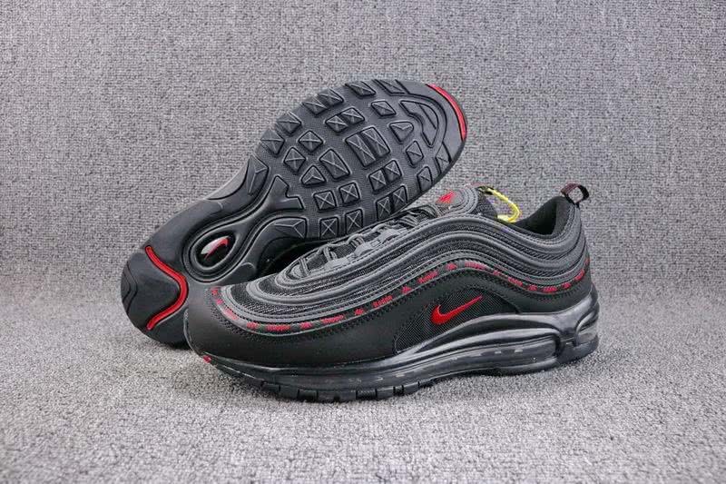 Nike Air Max97×Kappa Women Men Black Shoes 1