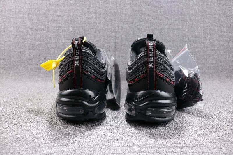 Nike Air Max97×Kappa Women Men Black Shoes 3