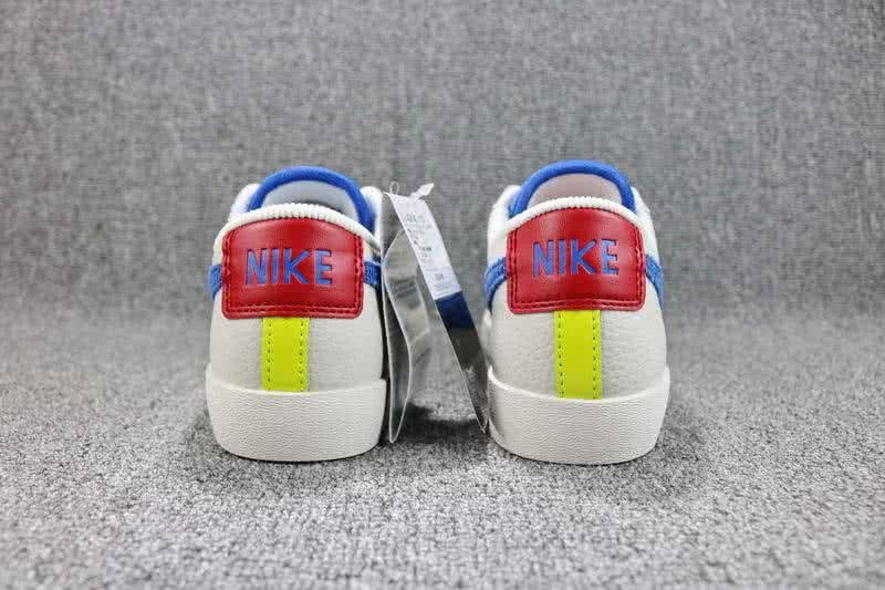 Nike Blazer Low SD Sneakers White Blue Red Yellow Women 3